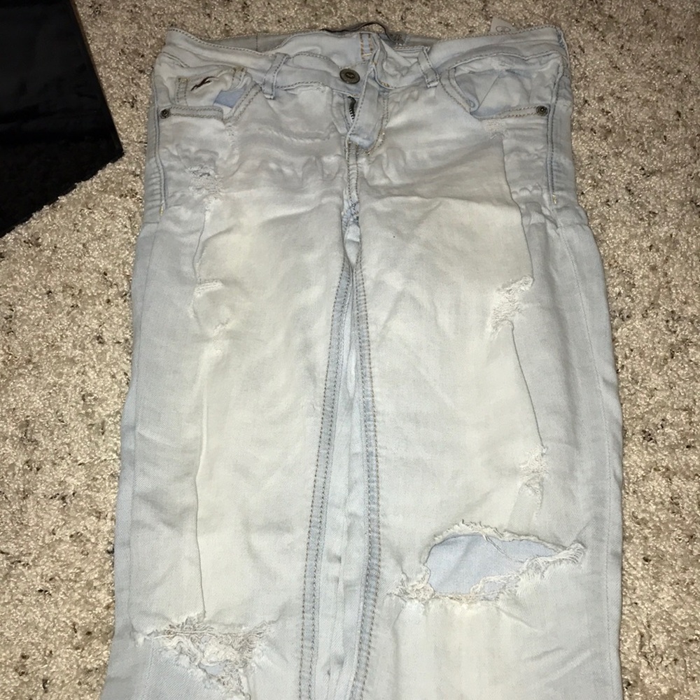 Hollister ripped jeans